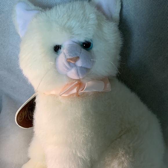 1987 Dakin Playthings Soft Classics Persian Blue Eye Cat Plush Stuffed Animal - Picture 12 of 12